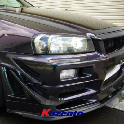 R34 ダブルカナード スカイライン カナード ハセミモータースポーツ クーペ R34 前期用 FRP