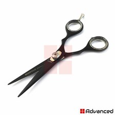 Black Barber Hair Cutting Scissors 5.5" Trimming Hair Dressing Styling Shears