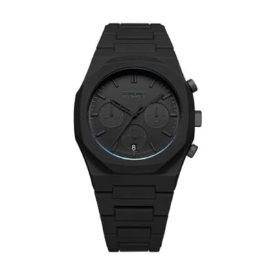 [D1 MILANO] Watch Men's PHBJSH Polychrono Shadow 40.5mm All Black