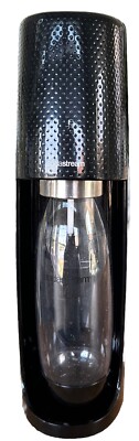 SodaStream Fizzi Sparkling Water Soda Maker Black SPT-001 With Bottle TESTED