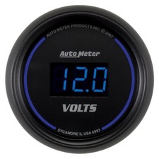 Autometer Cobalt Digital 52.4mm Black Voltmeter Autometer Cobalt Digital 52.4mm Black Voltmeter