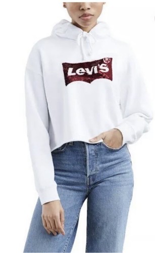 Cropped Batwing Hoodie Size 
