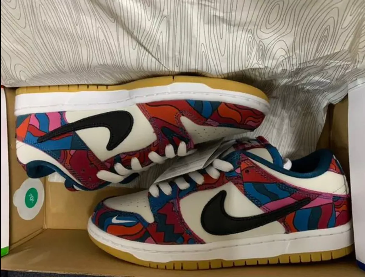 🌈Nike Japan🌈PIET PARRA NIKE SB DUNK LOW PRO DH7695-600 26.5cm US 8.5