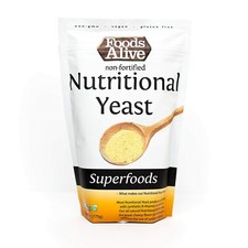 Nutritional Yeast Flakes Non-Fortified Fiber Based Protein Vegan Cheese Diet