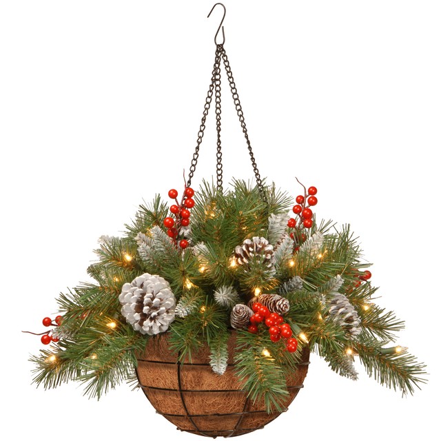 National Tree Company Hanging Basket - Thumbnail 2
