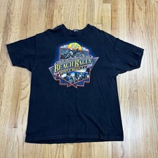 Vtg 54th Carolina Harley Davidson Dealer Assoc Myrtle Beach Rally Sz XL Single