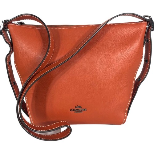 dufflette leather crossbody bolsa