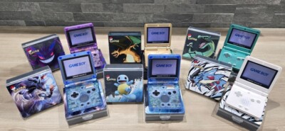 Nintendo Gameboy Advance SP Pokémon Reshell Choose your favorite color