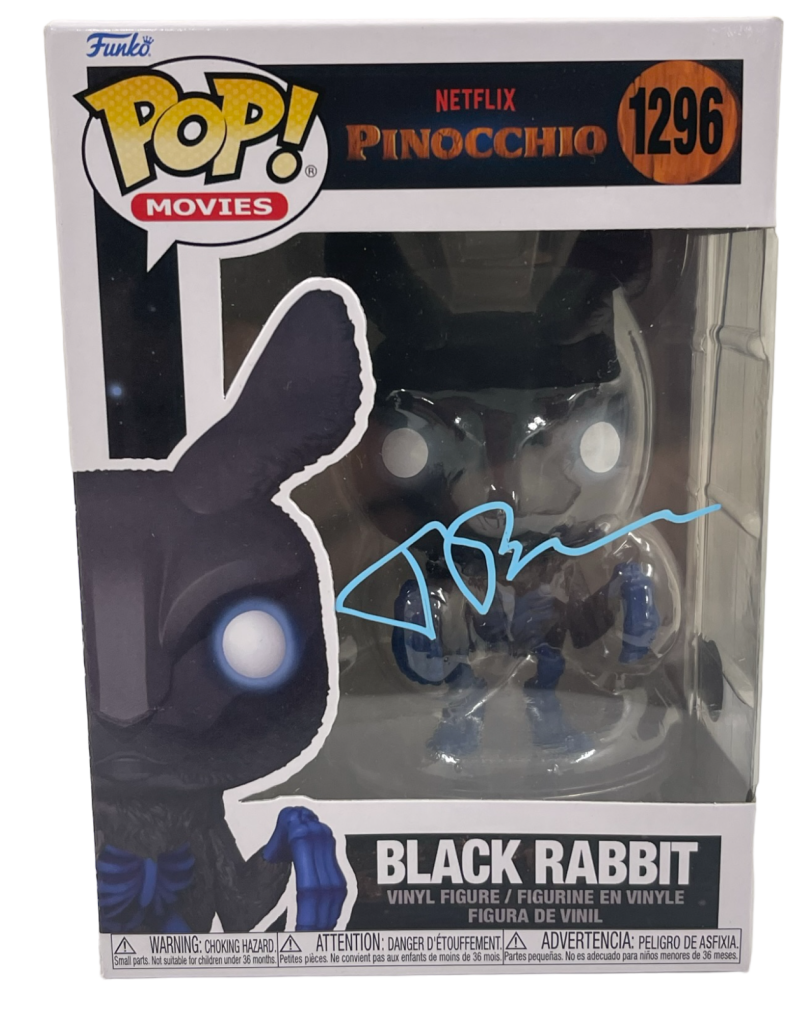 TIM BLAKE NELSON SIGNED PINOCCHIO BLACK RABBIT FUNKO AUTHENTIC