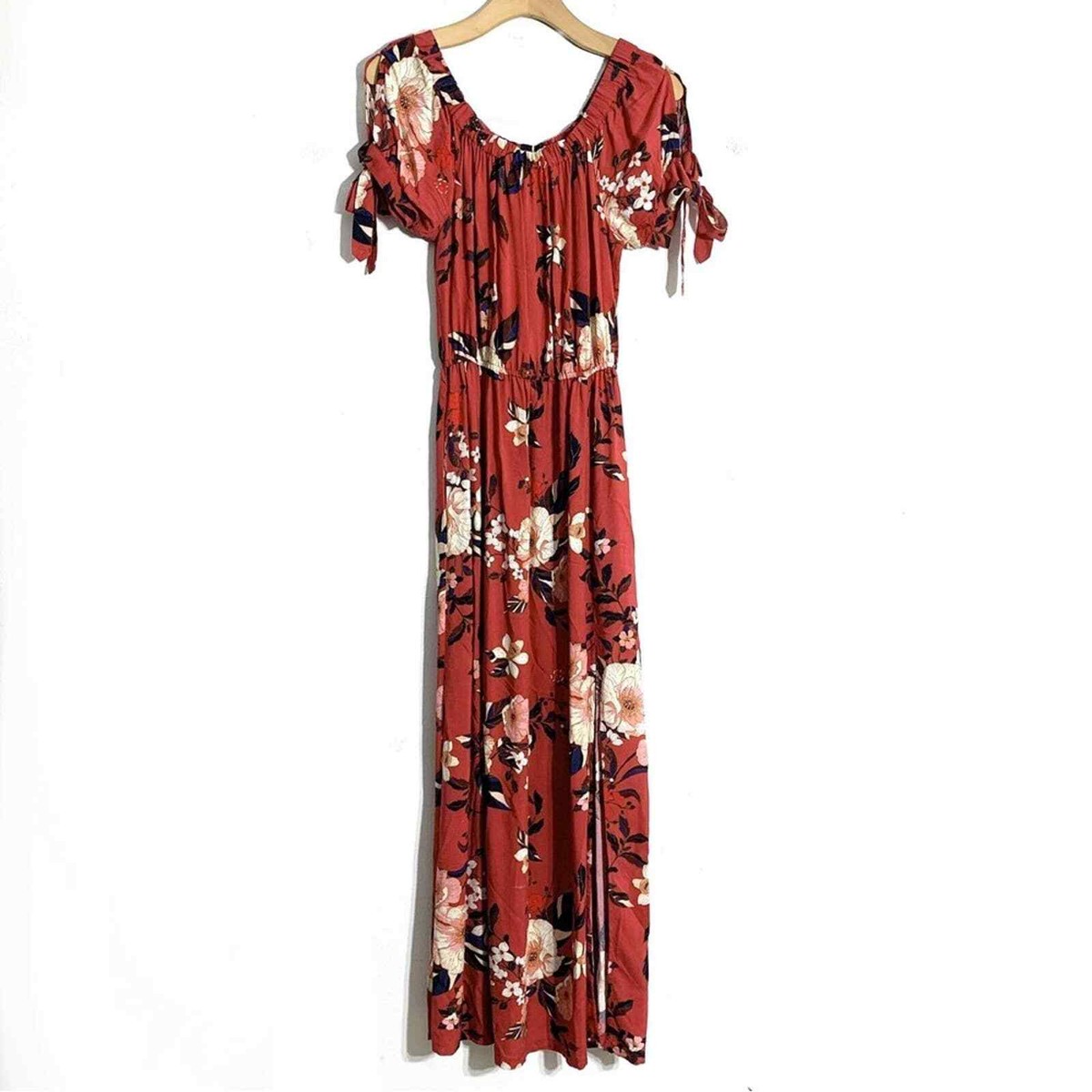 band of gypsies floral maxi dress Band Of Gypsies Dresses | Band Of Gypsies- Jewel Teal Floral Wrap Maxi Dress - Size Medium | Color: Blue | Size: M
