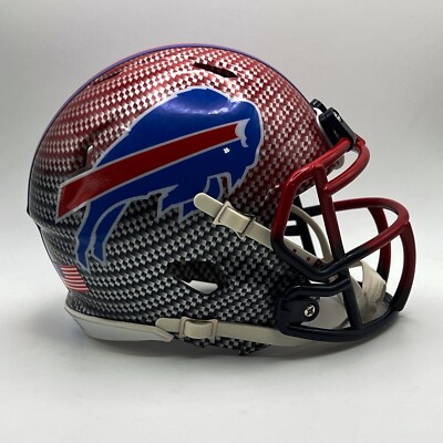 Buffalo Bills CUSTOM Concept 2-Tone Red/Blue Hydro-Dipped Mini