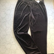 CHICO's Gorgeous Gray Velvet Pants NWT
