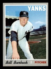 1970 Topps Baseball #167 Bill Burbach EX/MT *d3