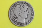 ESTATE FIND 1912 S  BARBER HALF DOLLAR  #D34535