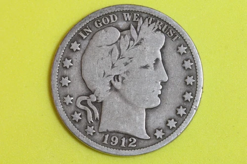 ESTATE FIND 1912 S  BARBER HALF DOLLAR  #D34535