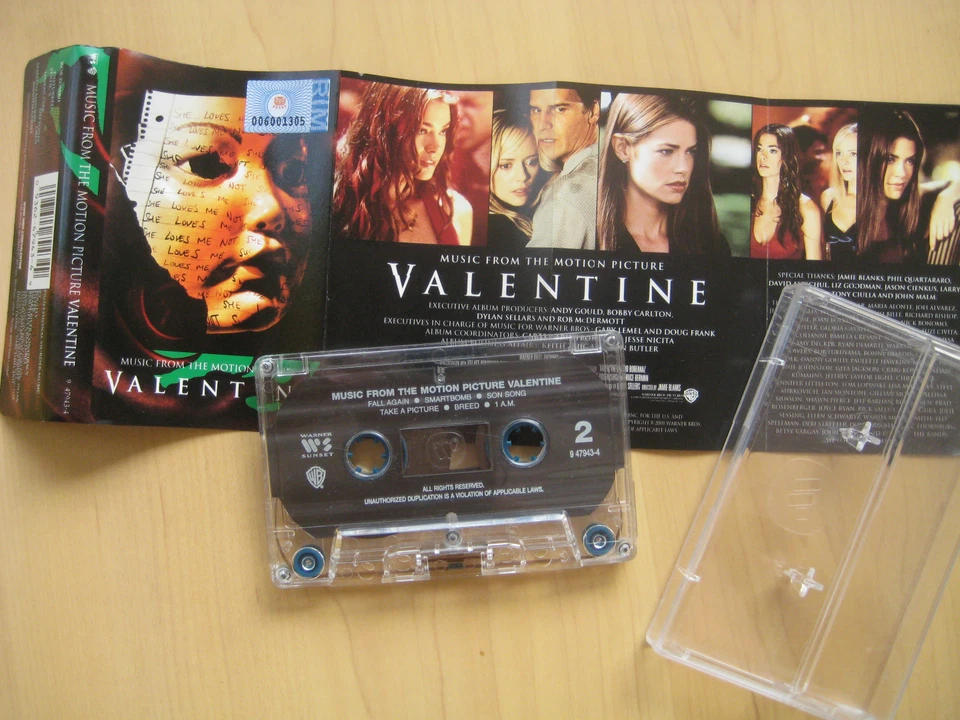  "Valentine" Movie Soundtrack Music Linkin Park Disturbed Original Cassette tape - Image 2 of 4