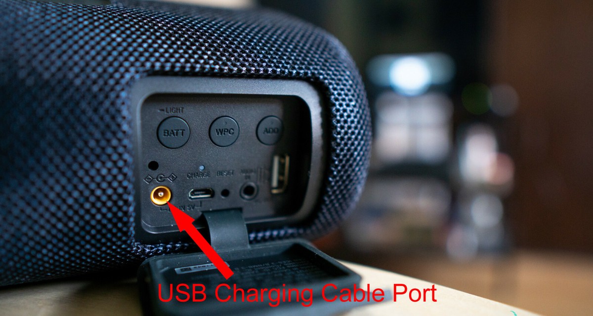 USB Power Adapter Charger Cable Cord f/ Sony SRS-XB41 Bluetooth