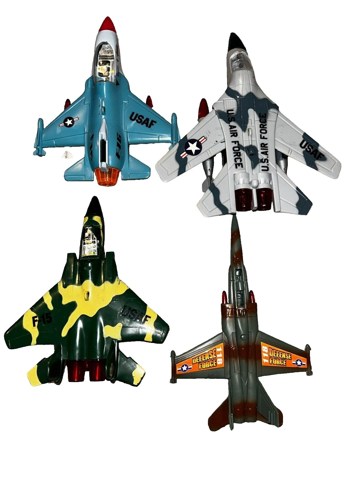1:18 Plástico aviones militares contemporáneos diecast