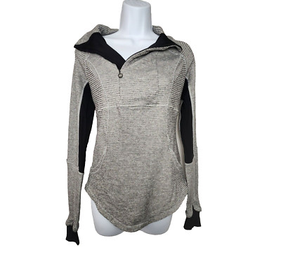 lululemon athletica Base Runner 1/2 Zip Pullover Sweatshirt Jacket Size 6 W3C375