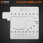 Amaoe BGA Reballing Stencil For IPhone XS XSMAX Middle Layer Planting Tin Mesh