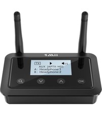 Bluetooth Transmitter Receiver TV Home Stereo Long Range 5.3 Adapter AUX 3.5mm