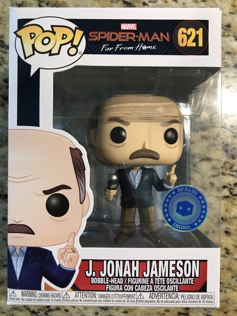(MINT) Funko Pop J. Jonah Jameson. pop in a box exclusive zero box damage | eBay