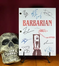 Barbarian Script Cast-Signed - Autograph Reprints - Barbarian Movie - 125 Pages