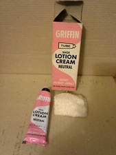 Vintage.Griffin Tube Shoe Lotion Cream. damage to tube at bottom. damage box