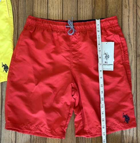 New U.S. Polo Assn. Boys Lot Of 2 Swim Shorts Trunks Pockets Sz XL 14-16 (A5) - Picture 7 of 7