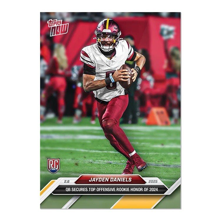 Jayden Daniels - 2024 Topps NOW® Football - Card 24 Rookie Of The Year
