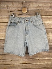 Vintage Lee Size 11 High Waisted Denim Shorts Light Wash 100 Cotton Boho Jean