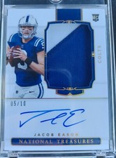 2020 National Treasures RPA GOLD /10 Jacob Eason Seahawks
