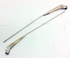 1960 - 1966 Chevy Gmc Truck Pickup Wiper Arms Pair Stainless New Lh Rh