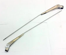 1960 - 1966 Chevy GMC Truck Pickup Wiper Arms Pair Stainless NEW LH + RH