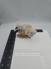Stone Critters White Bison Figurine SC-847 USA