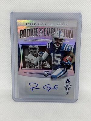 2019 Passing the Torch Rookie Evolution Silver /50 Parris Campbell Auto RC
