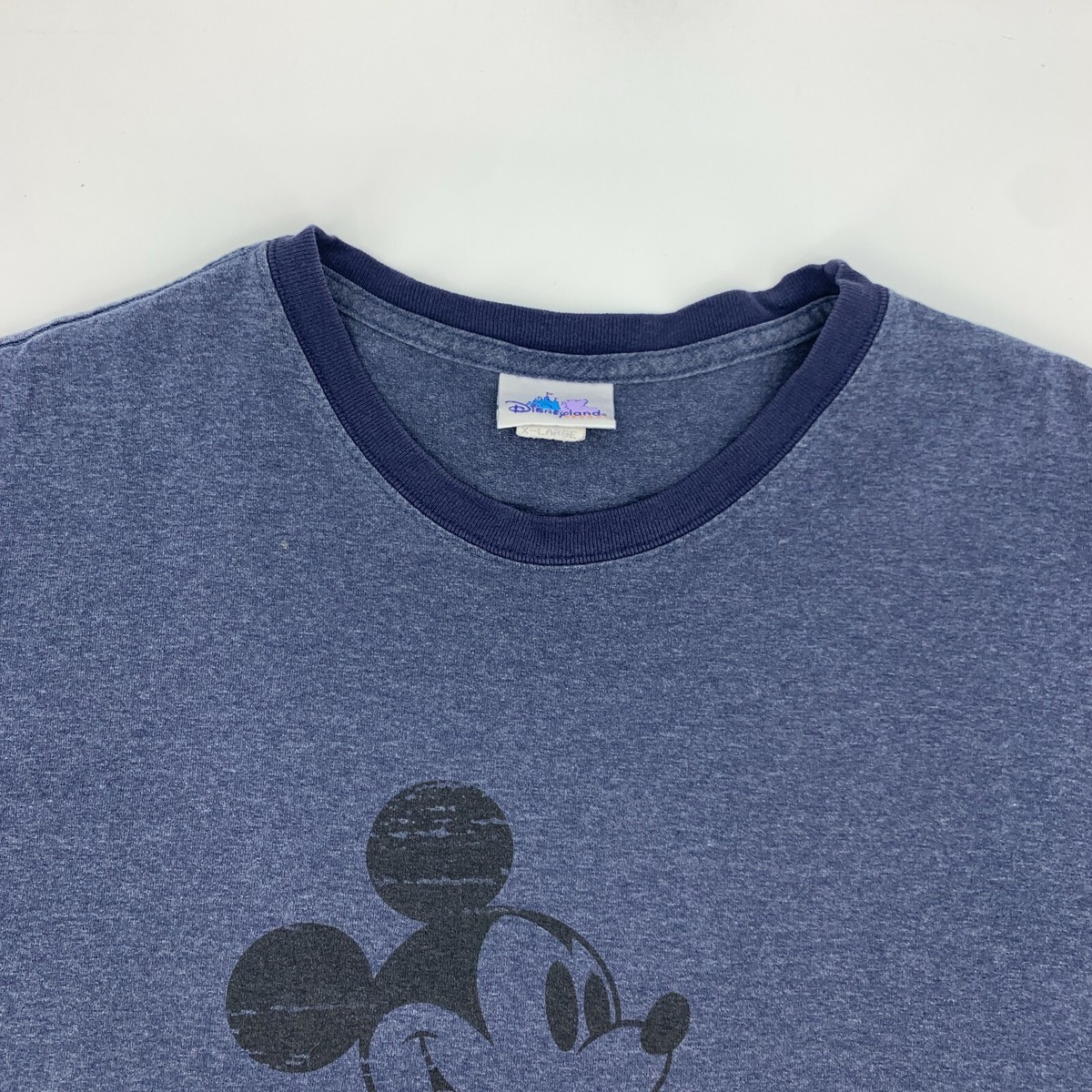 ☆Adidas x Disney☆Originals Ringer Tee Blue Vintage Disney Ringer Tee Shirt Men's Size XL Blue Short