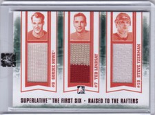 2013 ITG SUPERLATIVE THE FIRST SIX HOWE LINDSAY YZERMAN RAISED TO THE RAFTERS PB