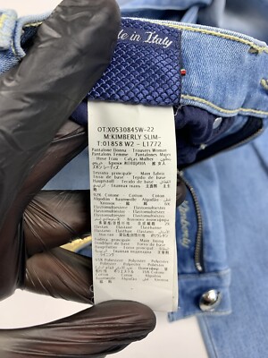 Jean Créateur Jacob Cohen Kimberly - Taille 30 - Denim Droit - Occasion Très Bon état