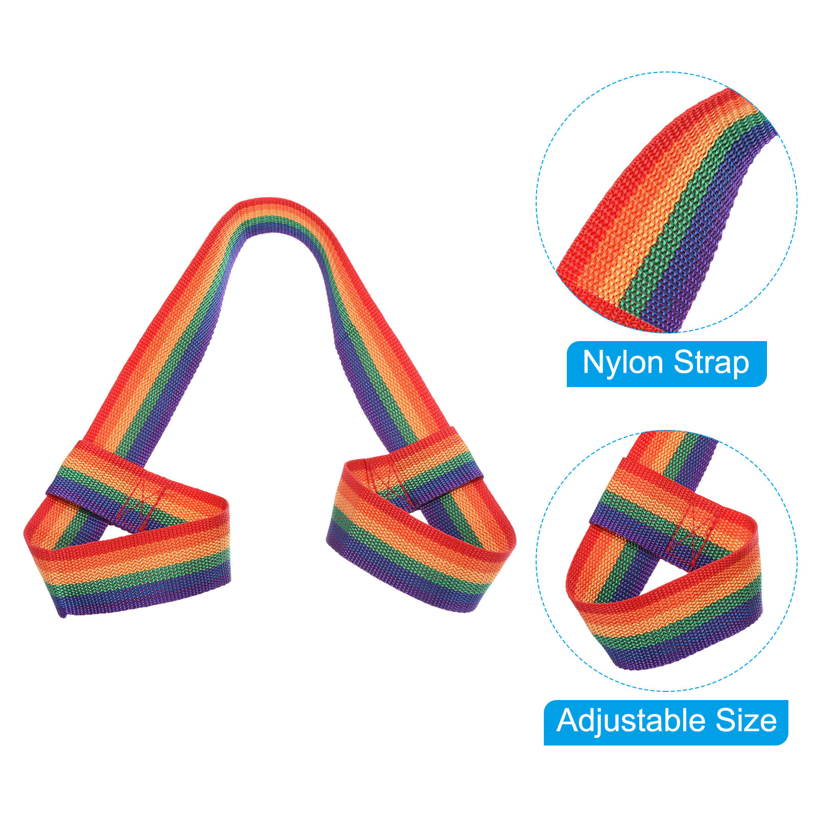 SALOMON Cinghia Porta Sci 70cmx3 8cm Confezione da 2 Cinghia per Scarponi da Snowboard Multicolore