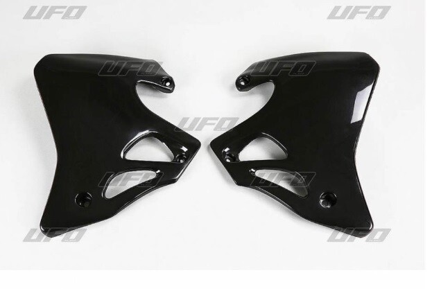 Ouïes de radiateur UFO noires pour moto cross Honda CR 250 de 1995 et 1996