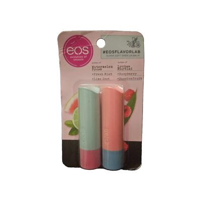 EOS Super Soft Shea Lip Balm   Watermelon Frose & Lychee Martini 0.14 oz ea New
