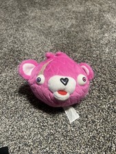 Russ Fortnite Cuddle Team Leader Pink Bear Head Epic Games 4" Plush 2019