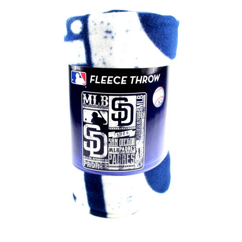 SOFT FLEECE THROW 50"x 60" STADIUM BLANKET NEW BASEBALL - PICK YOUR TEAM