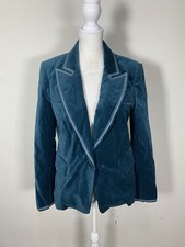 Alex Garfield Womens Blue Colored Long Sleeve Jacket, Size 4