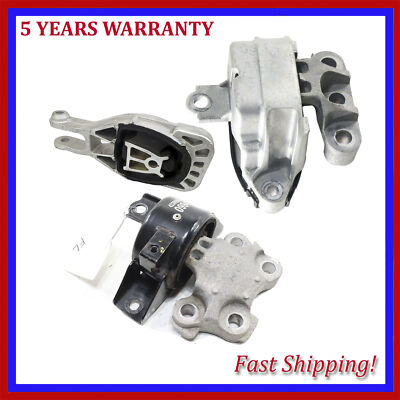 Set of 3PCS Engine Motor & Auto Trans Mount For Explorer Mountaineer 4.0 4.6 RWD