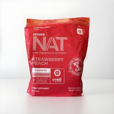 PRUVIT ketone drink  Keto Nat STRAWBERRY PEACH Charged 20 pack