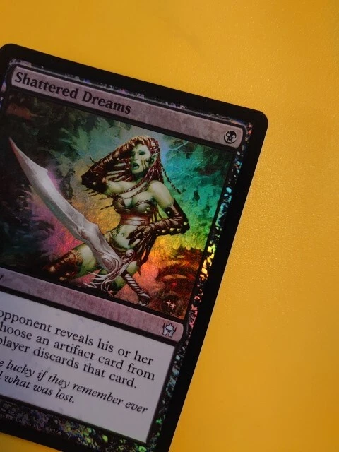 MTG Card.  Shattered Dreams  FOIL  Fifth dawn Sorcery as  pics - Image 3 of 4