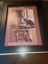 Carole King Tapestry It's Too Late Rare Original Promo Poster Ad Framed!