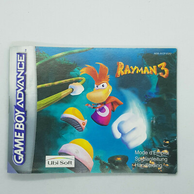 Anleitung Rayman 3 - Nintendo Game Boy Advance - sehr guter Zustand fast wie neu